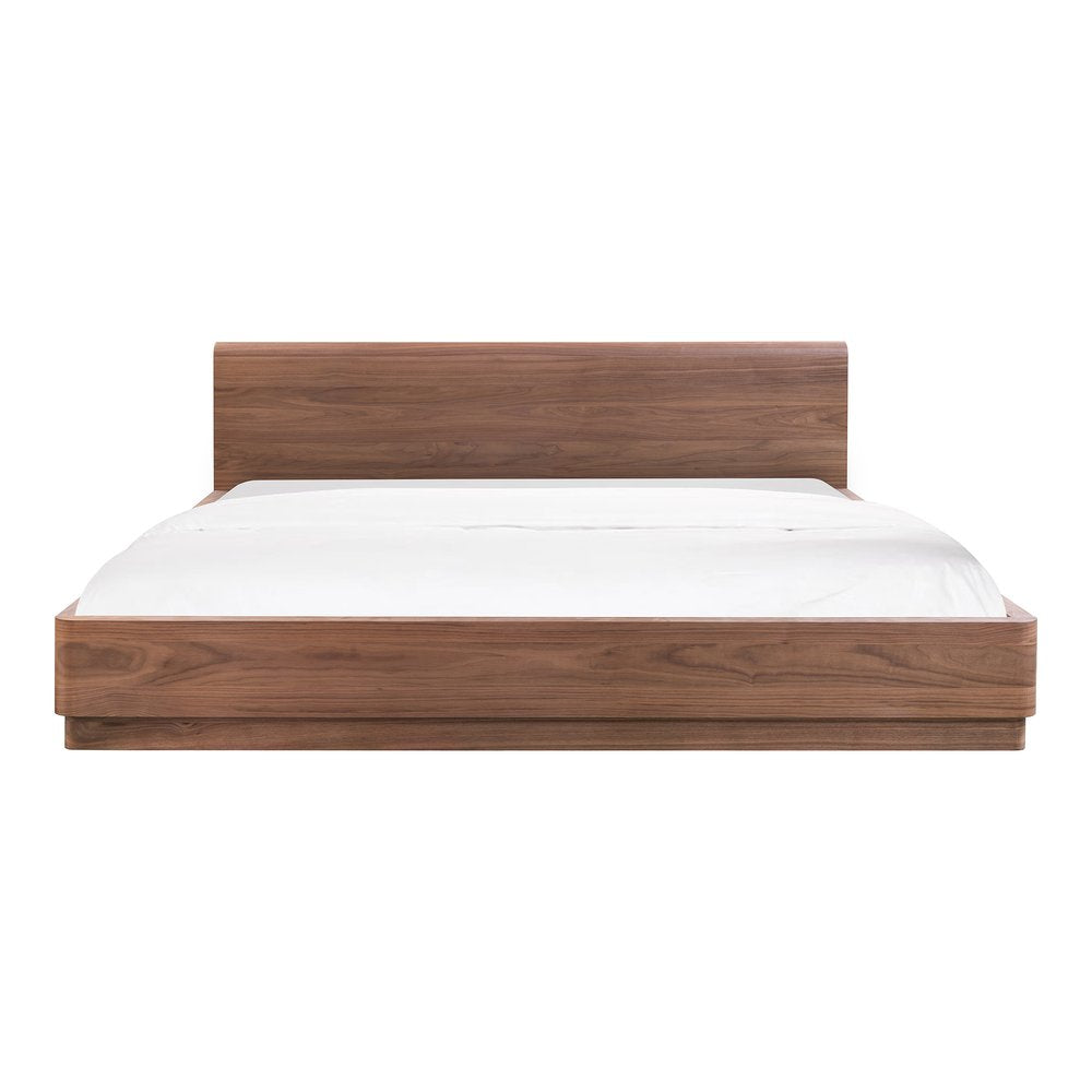 Moes Home - Round Off King Bed Walnut Brown - YR-1006-03-0 view 4