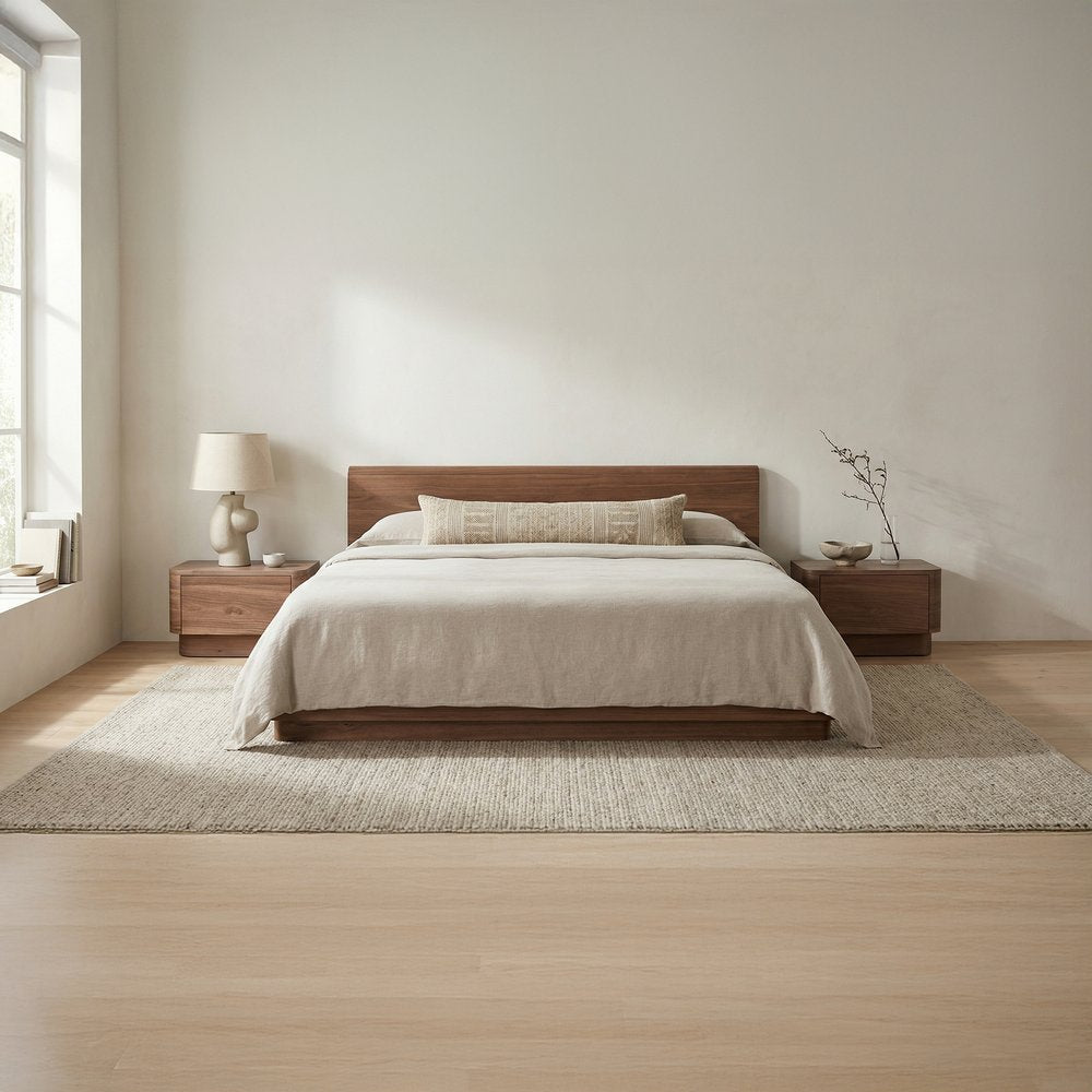 Moes Home - Round Off King Bed Walnut Brown - YR-1006-03-0 view 10