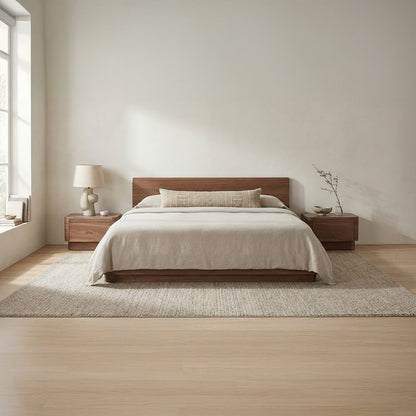 Moes Home - Round Off King Bed Walnut Brown - YR-1006-03-0 view 10