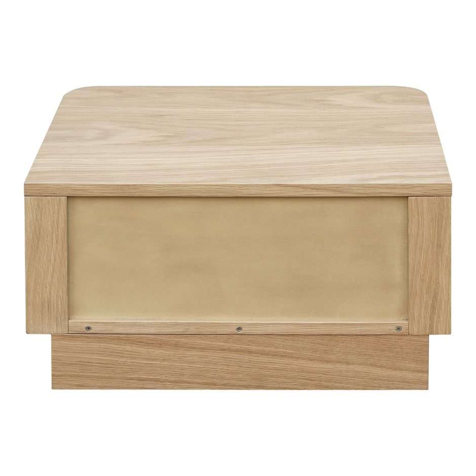 Moes Home - Round Off Nightstand in Light Oak - YR-1001-21 veiw 4