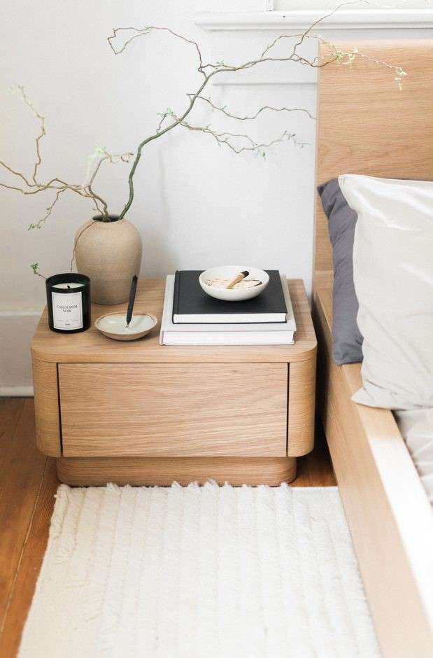 Moes Home - Round Off Nightstand in Light Oak - YR-1001-21 veiw 7