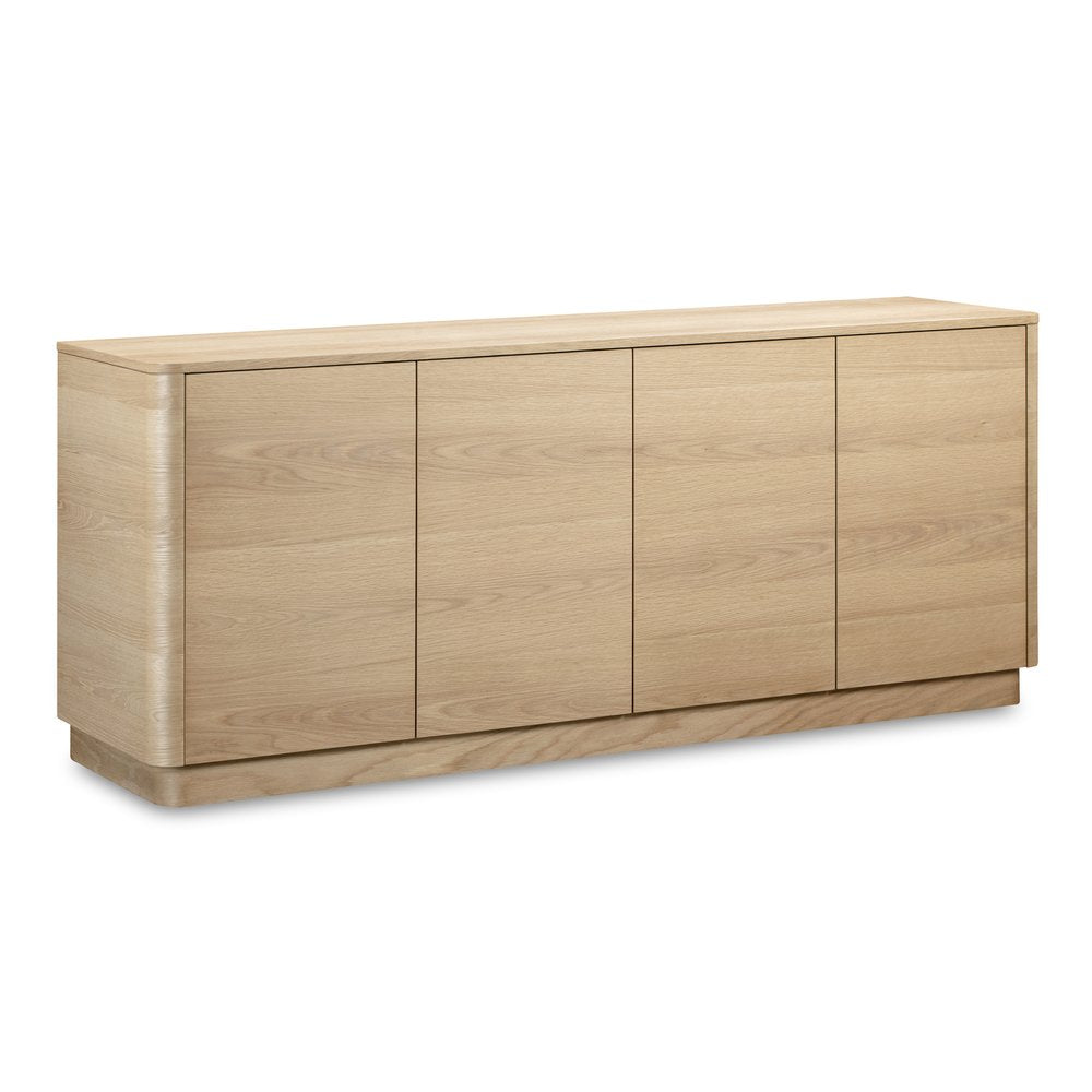 Moes Home - Round Off Sideboard Natural Oak - YR-1008-24 view 4