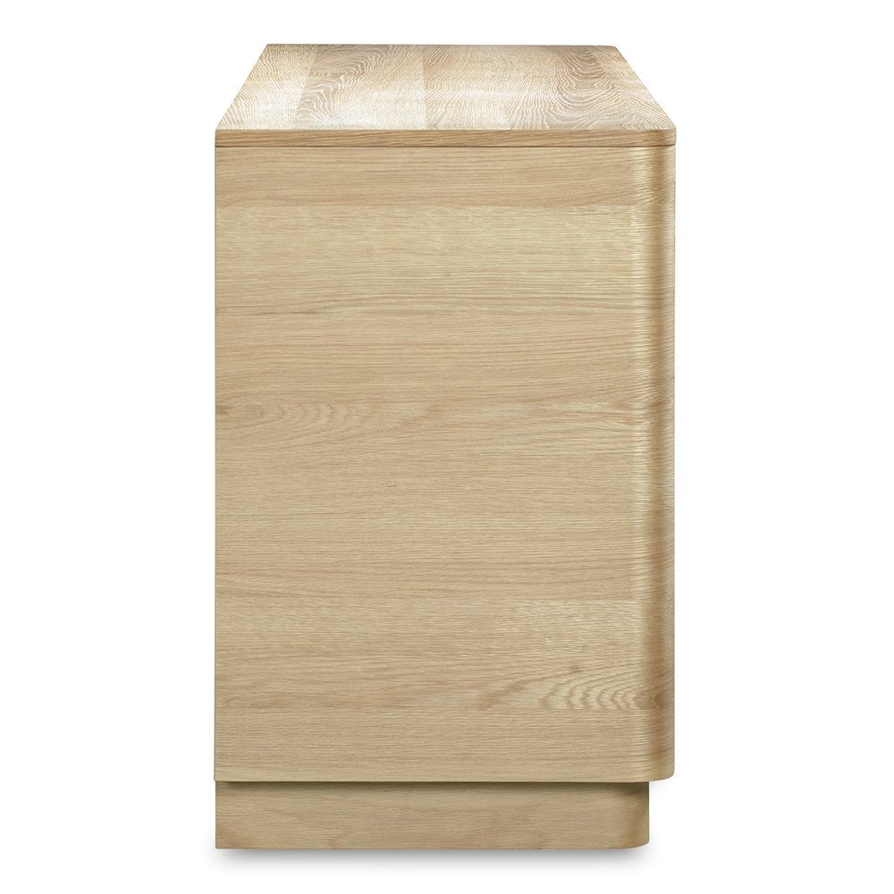 Moes Home - Round Off Sideboard Natural Oak - YR-1008-24 view 6