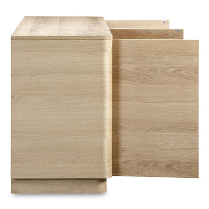 Moes Home - Round Off Sideboard Natural Oak - YR-1008-24 view 7