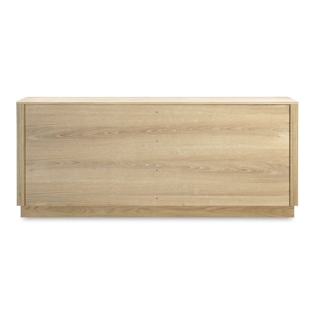 Moes Home - Round Off Sideboard Natural Oak - YR-1008-24 view 8