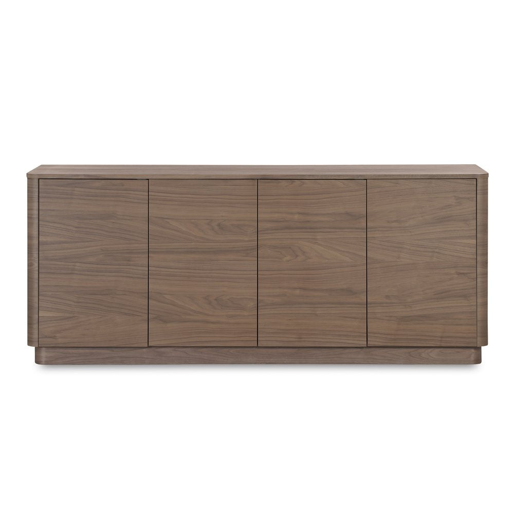 Moes Home - Round Off Sideboard Walnut Brown - YR-1008-03 view 1