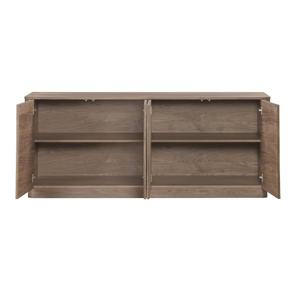 Moes Home - Round Off Sideboard Walnut Brown - YR-1008-03 view 3