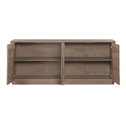 Moes Home - Round Off Sideboard Walnut Brown - YR-1008-03 view 3