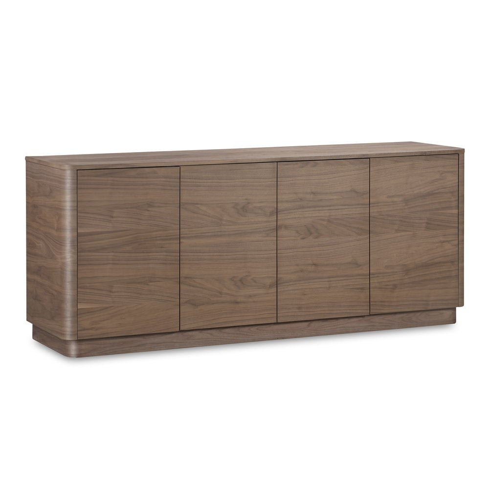 Moes Home - Round Off Sideboard Walnut Brown - YR-1008-03 view 4