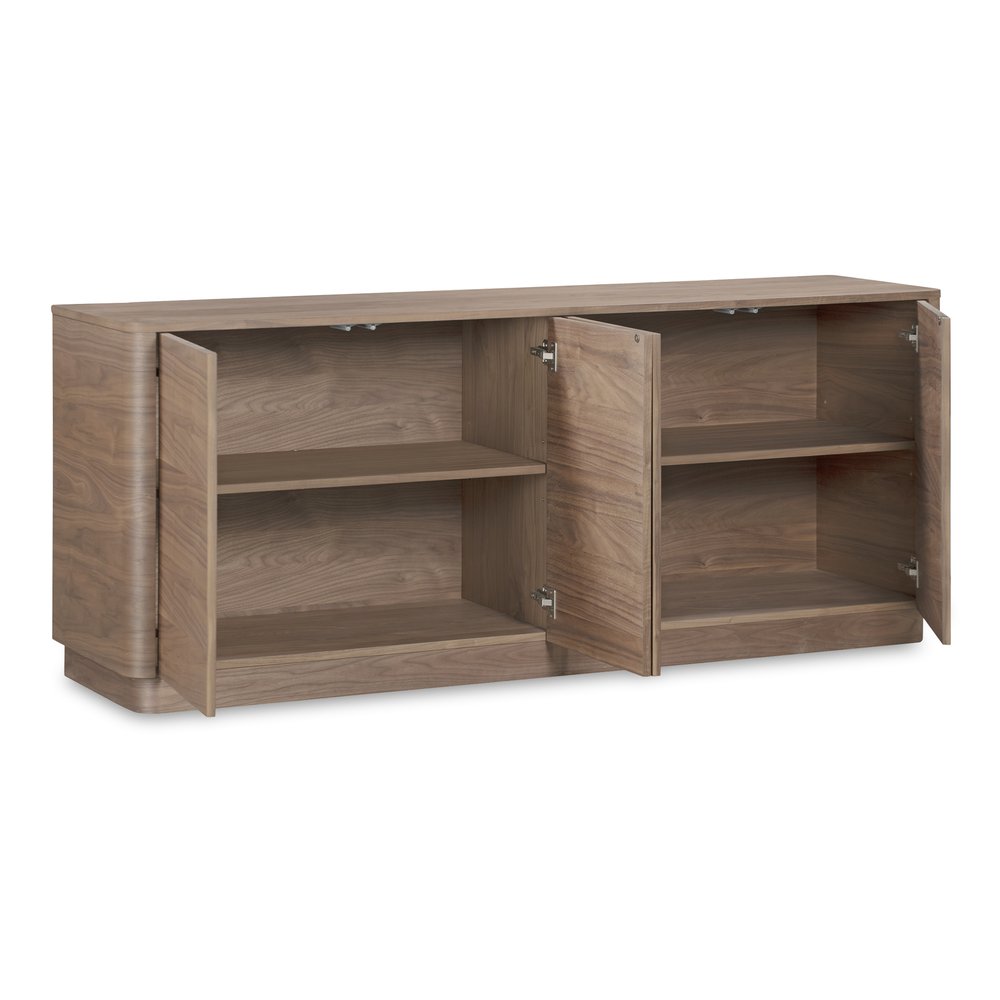 Moes Home - Round Off Sideboard Walnut Brown - YR-1008-03 view 5