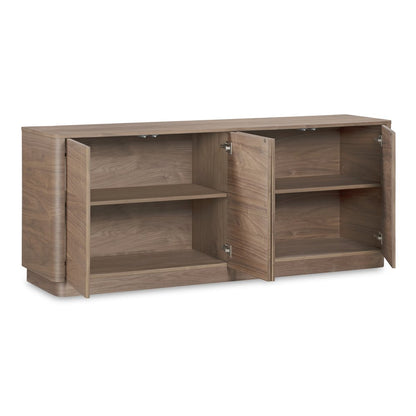 Moes Home - Round Off Sideboard Walnut Brown - YR-1008-03 view 5