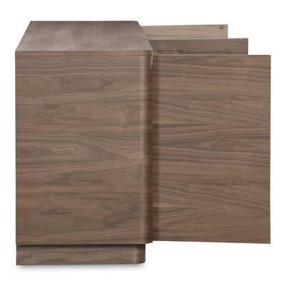 Moes Home - Round Off Sideboard Walnut Brown - YR-1008-03 view 7
