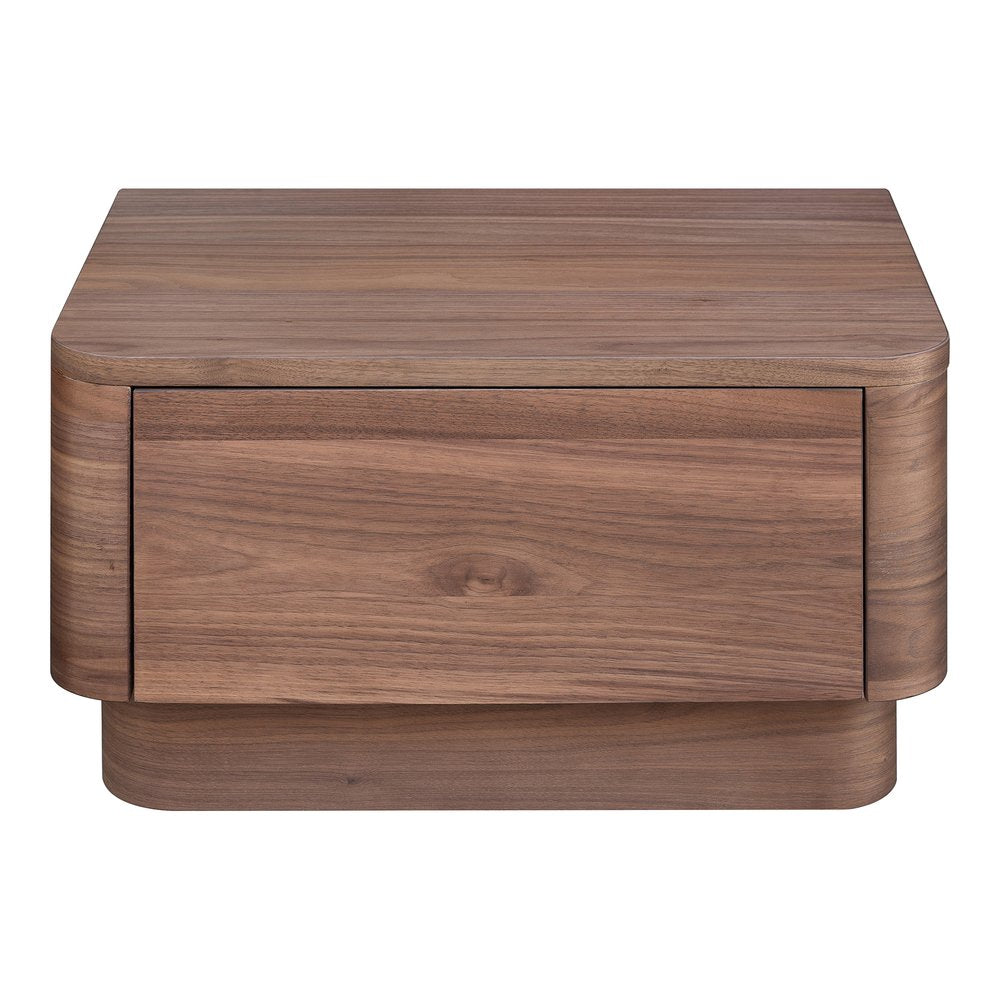 Moes Home - Round Off Small Nightstand Walnut - YR-1001-03 view 1