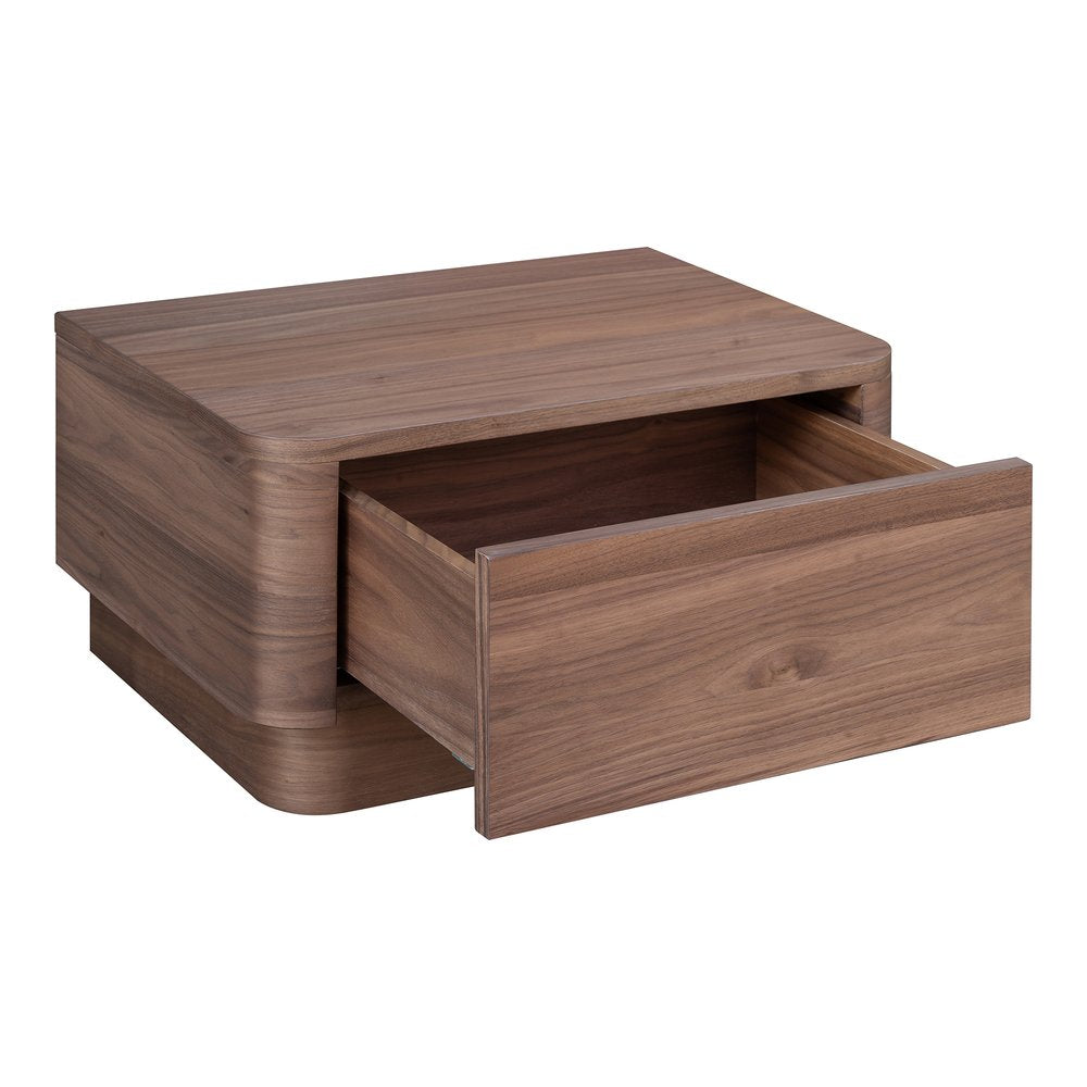 Moes Home - Round Off Small Nightstand Walnut - YR-1001-03 view 4