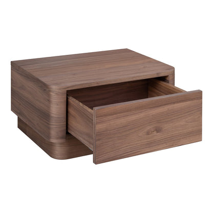 Moes Home - Round Off Small Nightstand Walnut - YR-1001-03 view 4