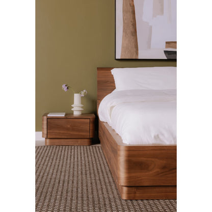 Moes Home - Round Off Small Nightstand Walnut - YR-1001-03 view 8