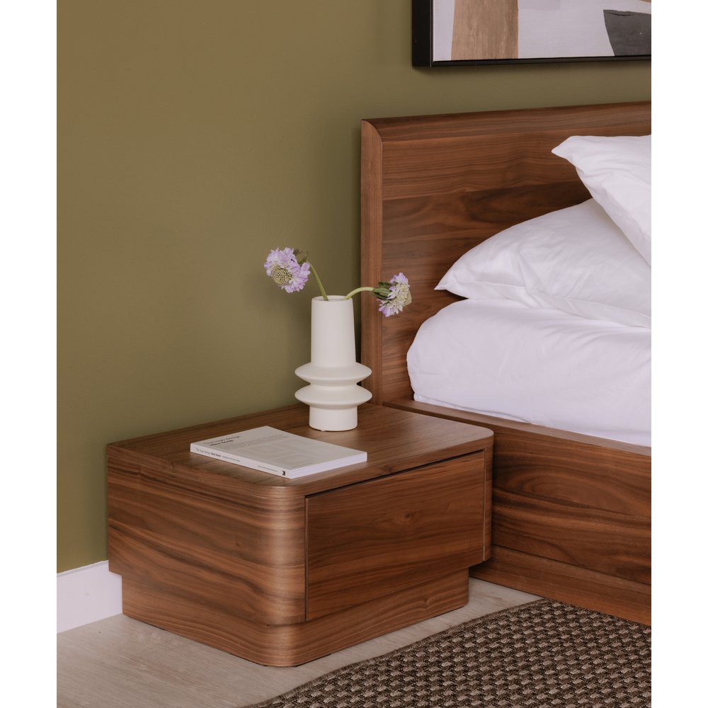 Moes Home - Round Off Small Nightstand Walnut - YR-1001-03 view 9