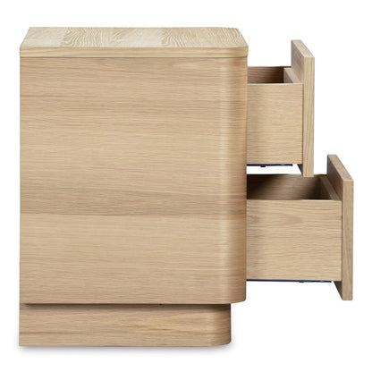 Moes Home - Round Off Tall Nightstand Natural Oak - YR-1013-24 view 6