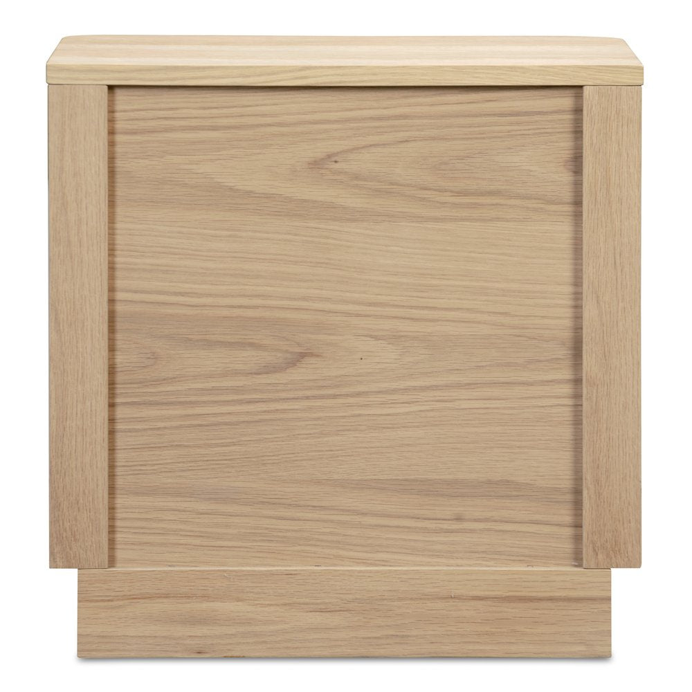 Moes Home - Round Off Tall Nightstand Natural Oak - YR-1013-24 view 8