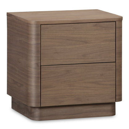 Moes Home - Round Off Tall Nightstand Walnut Brown - YR-1013-03 view 4