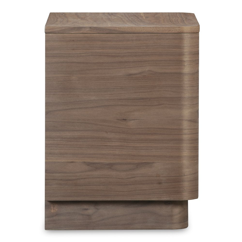 Moes Home - Round Off Tall Nightstand Walnut Brown - YR-1013-03 view 7