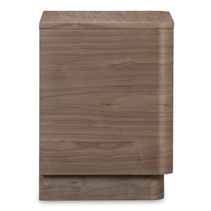 Moes Home - Round Off Tall Nightstand Walnut Brown - YR-1013-03 view 7