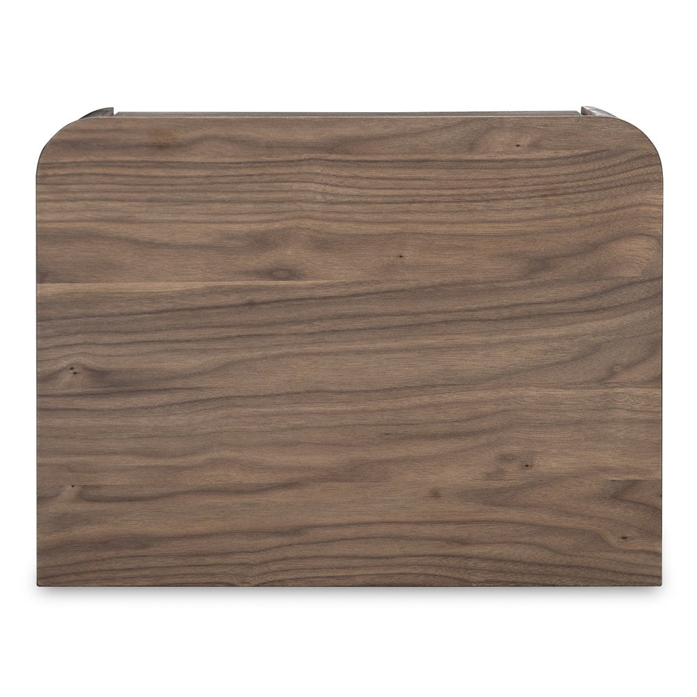 Moes Home - Round Off Tall Nightstand Walnut Brown - YR-1013-03 view 9