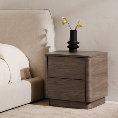 Moes Home - Round Off Tall Nightstand Walnut Brown - YR-1013-03 view 10