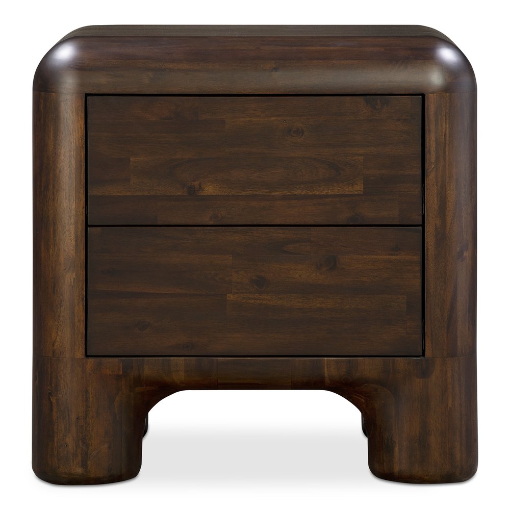 Moes Home - Rowan Nightstand Dark Brown - YR-1016-20 view 1