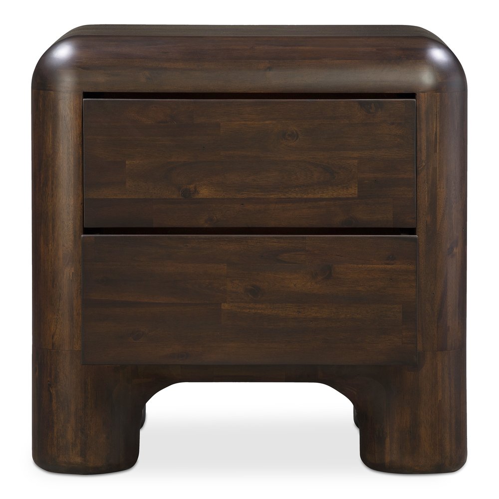 Moes Home - Rowan Nightstand Dark Brown - YR-1016-20 view 3