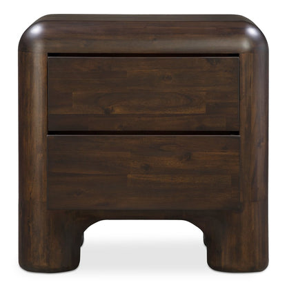 Moes Home - Rowan Nightstand Dark Brown - YR-1016-20 view 3