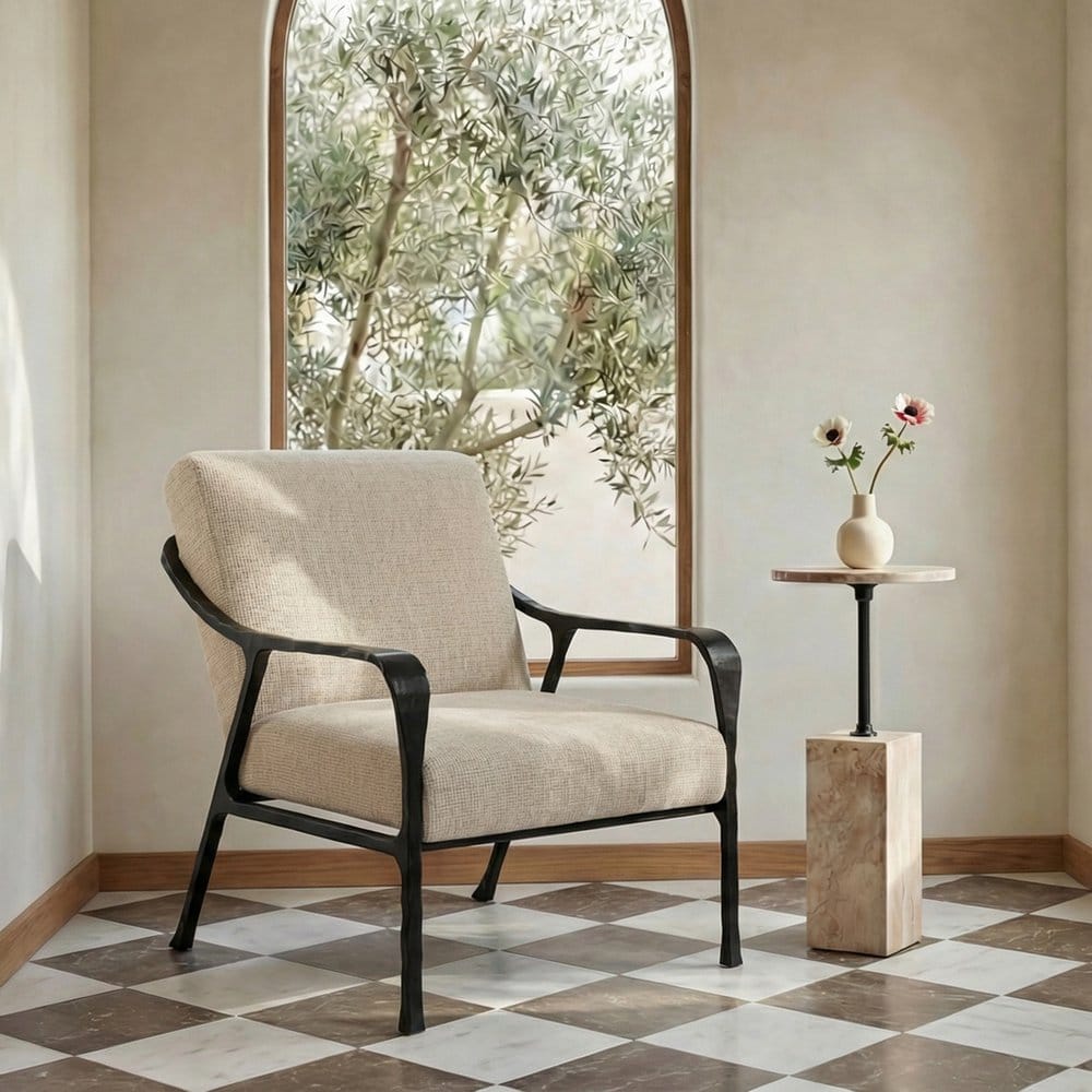 Moes Home - Rowe Accent Chair Beige - LX-1093-37 view 10