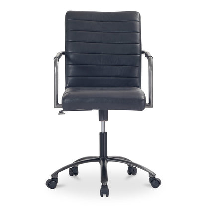 Moes Home - Roy Office Chair Black Leather - PK-1116-02 view 2
