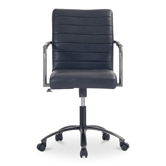Moes Home - Roy Office Chair Black Leather - PK-1116-02 view 2