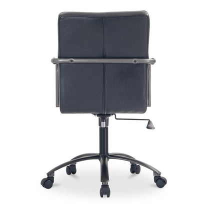 Moes Home - Roy Office Chair Black Leather - PK-1116-02 view 5