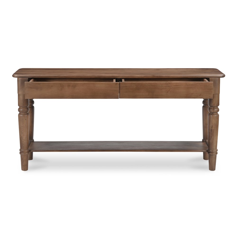 Moes Home - Russet Console Table Brown - BB-1023-03 view 2