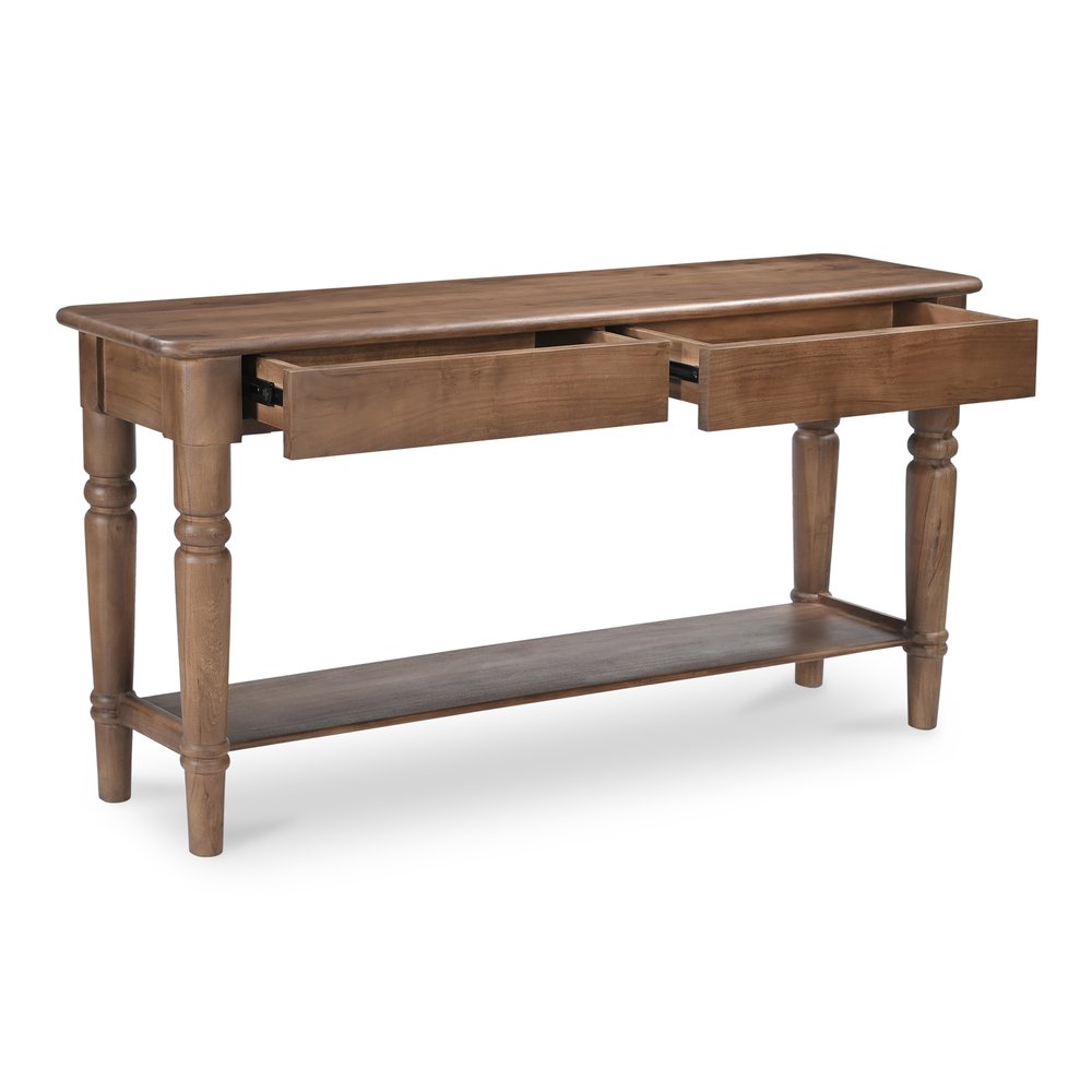 Moes Home - Russet Console Table Brown - BB-1023-03 view 3