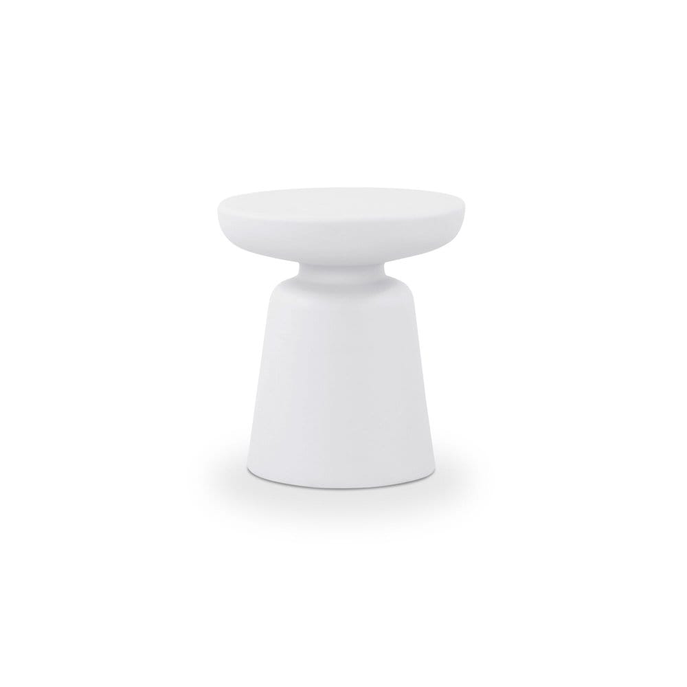 Moes Home - Ruth Outdoor Side Table White - QX-1019-18 view 2