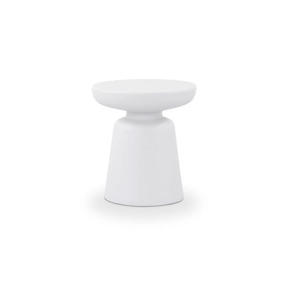 Moes Home - Ruth Outdoor Side Table White - QX-1019-18 view 2