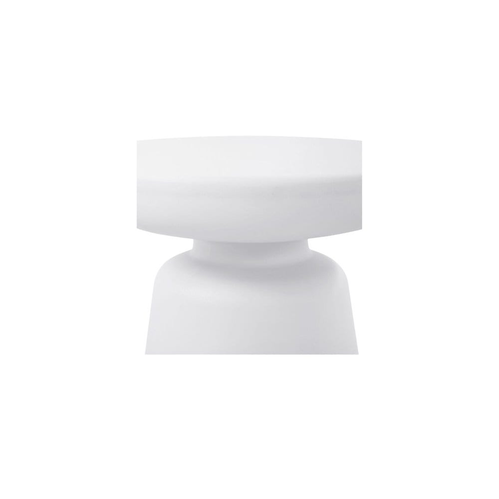 Moes Home - Ruth Outdoor Side Table White - QX-1019-18 view 4