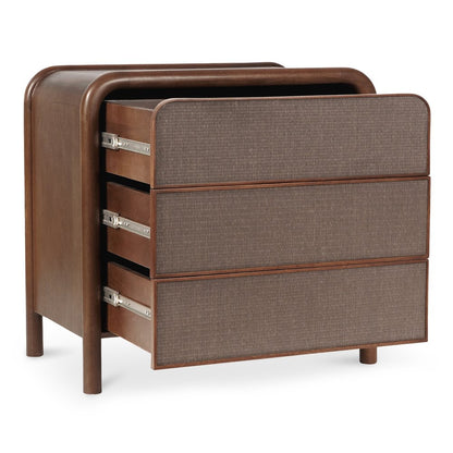 Moes Home - Rye 3 Drawer Nightstand Warm Brown - BZ-1143-03 view 5