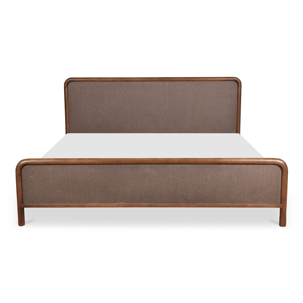 Moes Home - Rye Queen Bed Warm Brown - BZ-1145-03-0 view 1