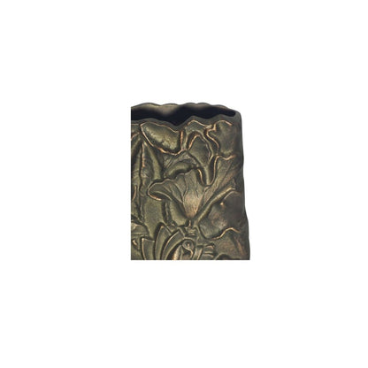 Moes Home - Sabine Cast Aluminum Vase Antique Brass - FI-1133-51 view 5