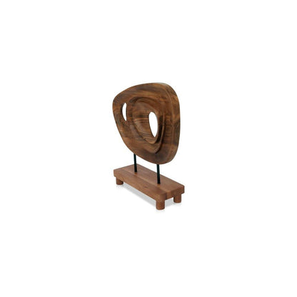 Moes Home - Saddler Sculpture Natural Acacia - DD-1054-03 view 4