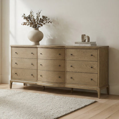 Moes Home - Sadie 9 Drawer Dresser Brown - VL-1101-03 view 6