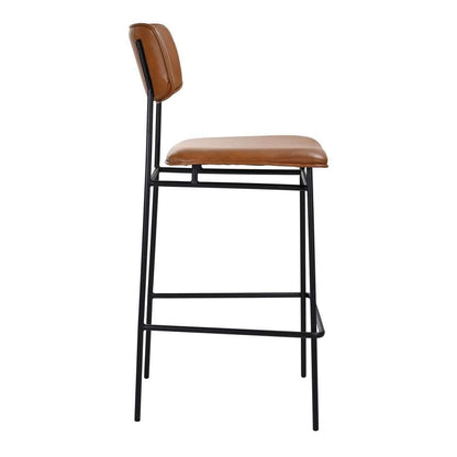 Moes Home - Sailor Barstool in Brown - EQ-1014-03 veiw 2