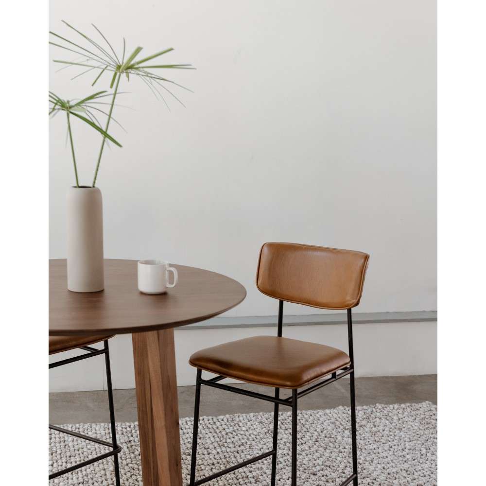 Moes Home - Sailor Counter Stool in Brown - EQ-1015-03 veiw 4