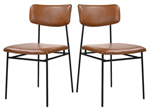 Moes Home - Sailor Dining Chair in Brown (Set of 2) - EQ-1016-03 veiw 1