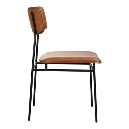 Moes Home - Sailor Dining Chair in Brown (Set of 2) - EQ-1016-03 veiw 2