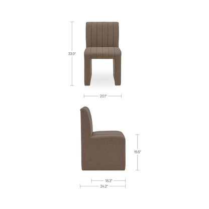 Moes Home - Sally Dining Chair Light Brown - YM-1025-21 view 11
